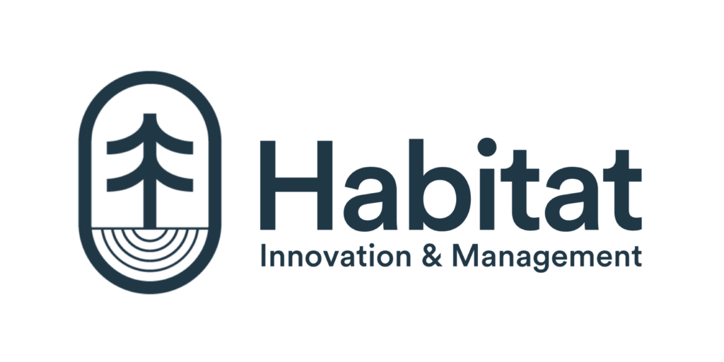 Habitat Logo Blue On White