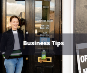 cover image for business tips blog series